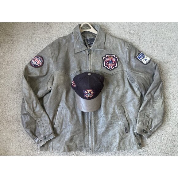 Wrangler NFR 2016 PRCA Limited Ed. Leather Jacket + Hat Sz 2XL Pro Rodeo Vegas - Picture 3 of 16